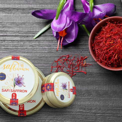Safi Saffron 5 300 100% Premium Quality Saffron Threads Grams | Awarded among Types of Saffron | Pure & Grade A+ | All