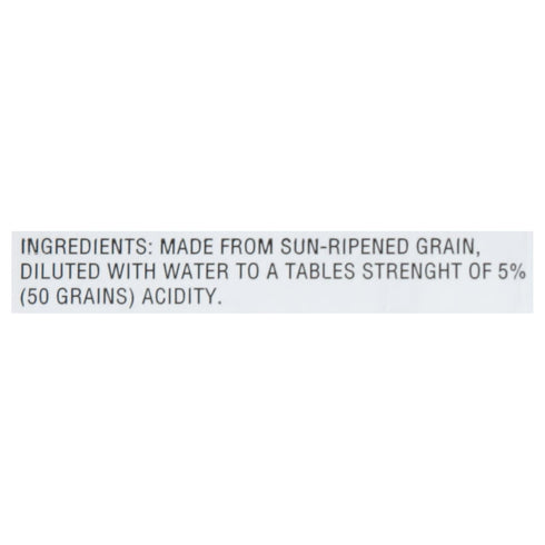 1 5% Iberia All Natural Distilled White Vinegar, Gallon - Acidity
