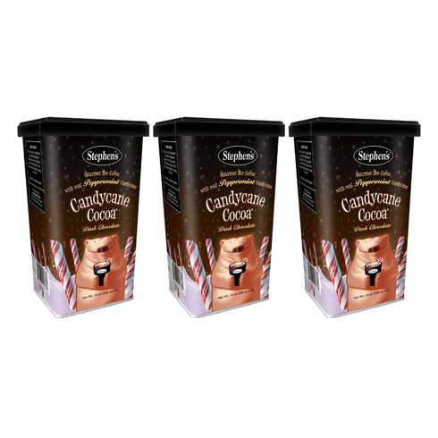 STEPHEN'S Stephens Gourmet Dark Chocolate Candy Cane Hot Cocoa Mix, Rich & Creamy