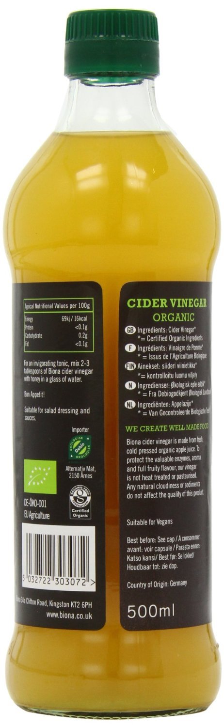 Biona 500ml-2 Pack Organic Cider Vinegar