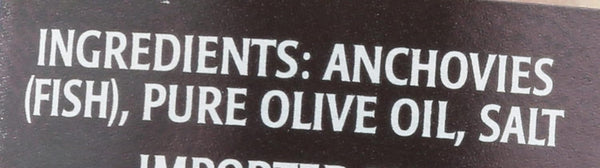 1.5 Oz Crown Prince Flat Fillets of Anchovies in Olive Oil