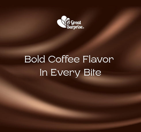 3 A Great Surprise Coffee-flavored Hard Candies - Pounds - Individually Wrapped - Big Bulk Coffee Candy Original