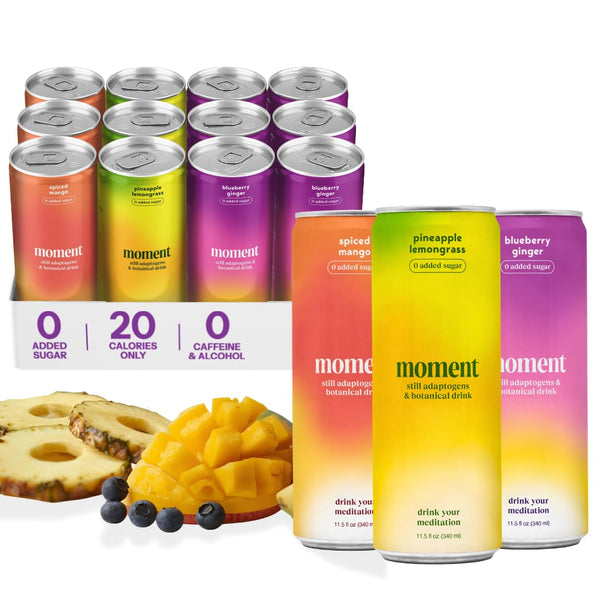 Moment Botanical Tea (Shark Tank) - Non Carbonated - Calm, Clarity &