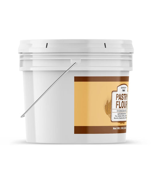 (5 Unpretentious Pastry Flour, Non-GMO, Great For Flaky Pastries, Pies, Muffins, Biscuits Pound)