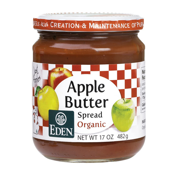 EDEN FOODS Organic Apple Butter, 17 OZ