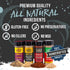 Set, 4 Set Lane's Under Da Sea Gift All-Natural Rubs Gift of Blackened Seasoning, Honey Sriracha Seasoning, Sweet Heat