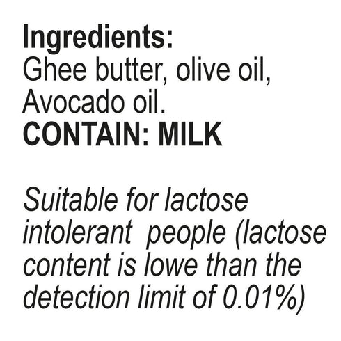 5 Oz Pack) Mantova Ghee Butter Spray High in naturally balanced omega fatty acids, with olive oil and avocado oil, Fl
