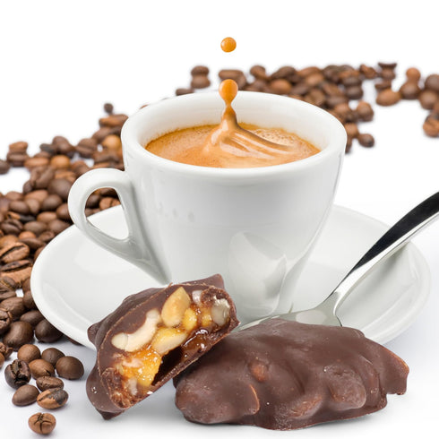 12 OZ Milk Chocolate Caramel Peanut Cluster Gift Box - by It's Delish | Milk Chocolate Covered Nuts with Carmel