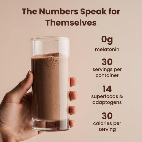 Prosper 14 30 Magnesium Hot Cocoa - Melatonin & Sugar Free Cocoa - Sleep Aid with Adaptogens - Superfoods, Non Dairy