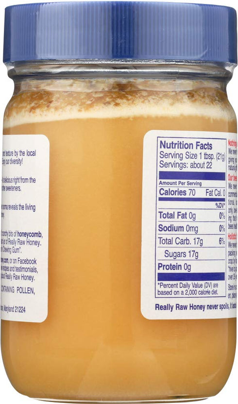 1 (2 Pack) Really Raw Honey Pound Jar