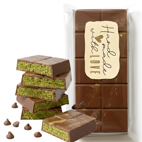 Mai Chocolate MaiChocolate Dubai Pistachio Milk Chocolate Bar with Pistachio Filling, Kunafeh-Inspired Chocolate Candy