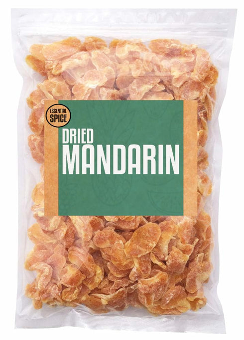 1 Lb Essential Spice Dried Mandarin Orange Slice, Soft & Chewy, Sweet & Tangy, Perfect for Snacking, Baking
