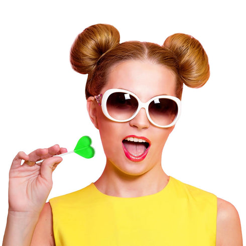 5g (300 Fruidles Lollipops Mini Heart Shaped Flavored Delicious Lollipop, Individually Wrapped, Lollipop Lollipops