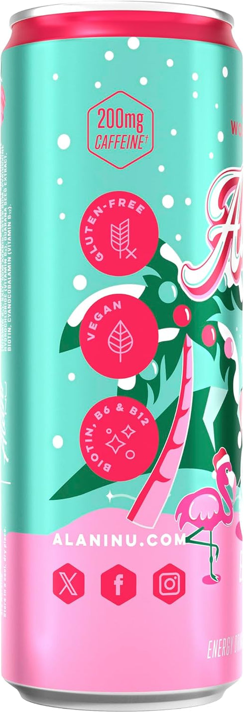 12 Oz (Pack 12) Alani Nu Winter Wonderland, Sugar Free Energy Drink, Fl Can