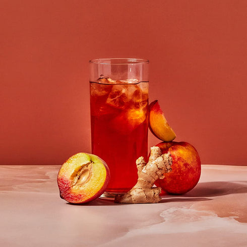 Steven Smith Teamaker Ginger Peach Iced Tea No. 35, Refreshing Caffeinated Sugar-Free Full Leaf Black Iced Tea Bags