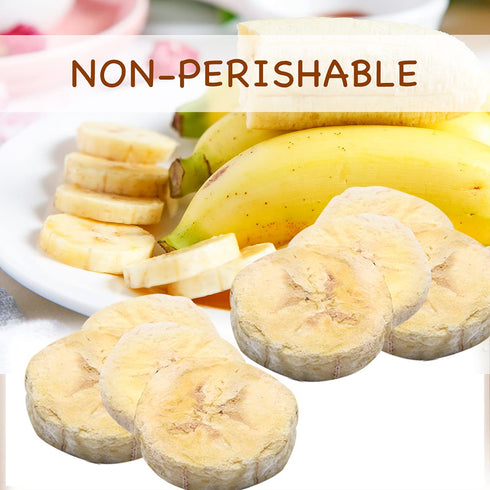 10 Pack Pack, 0.52 ONETANG Freeze-Dried Fruit Banana Chips, Single-Serve Non GMO, Kosher, No Add Sugar, Gluten free