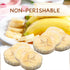 10 Pack Pack, 0.52 ONETANG Freeze-Dried Fruit Banana Chips, Single-Serve Non GMO, Kosher, No Add Sugar, Gluten free