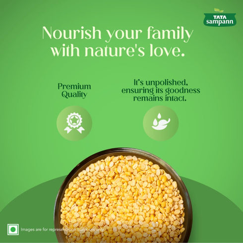 Tata Sampann 1kg Moong Dal - Unpolished