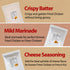 2.2 LB (1kg), 1 pack Foodrella Korean Taste Crispy Fried Chicken Cheese Seasoning Mix, Frying Powder Mix, Product