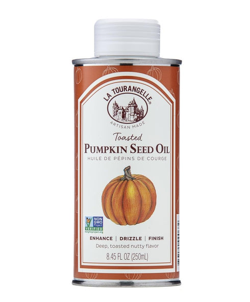 La Tourangelle Toasted Pumpkin Seed Oil - Great for Cooking, Salad Dressings, Pastas, Spreads - Health and Beauty Oil,
