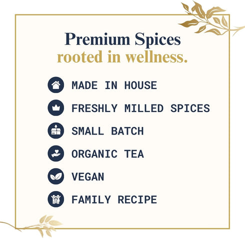 16 (Pack 2) The Chai Box Sweetened Chai Tea Concentrate - Vegan, Gluten Free Chai Concentrate | Ounce of | Hot or Iced