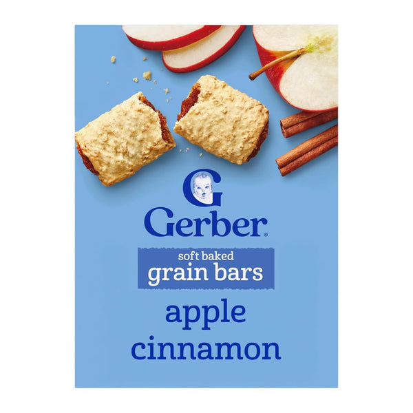 Gerber Graduates Cereal Bar, Apple Cinnamon, 5.5 Ounce (Pack of 6)
