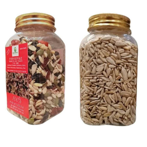 Combo(200gm, 250gm)100% Farm Royale Sunflower & Ready to eat snack seven in one mix Pure and Natural||Export