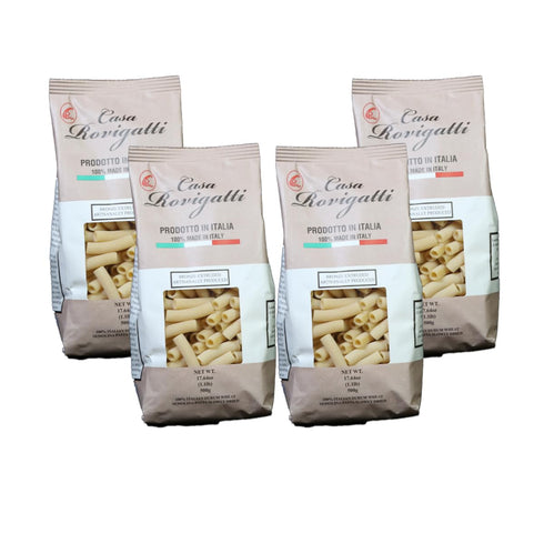 Casa Rovigatti Maccheroncini Bronze Cut Italian Durum Wheat Pasta, Artisanally Produced, 17.64