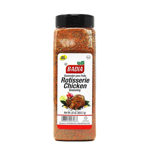 22 oz Badia Rotisserie Chicken Seasoning, Classic Blend for Poultry, Perfect for Roasting, Grilling & Air Frying