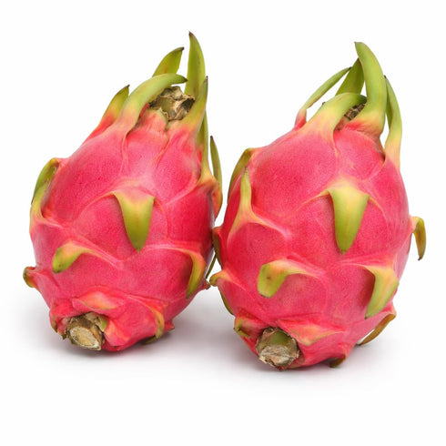 Generic Fresh White Dragon Fruit (Pitaya), 2 Count Sweet & Juicy Tropical Fruit