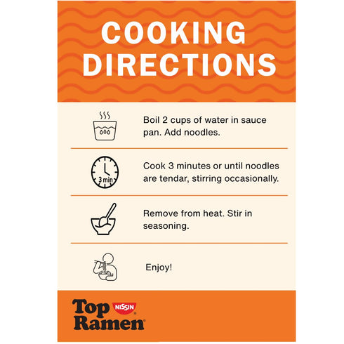 Pack, 3 (Pack 48) Nissin Top Ramen Noodles, Chicken and Beef Soup, Variety Ounce