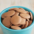 5 Kidu Pantry Melting Chocolate Wafers Bulk In Resealable Bag (Peanut Butter, Pound)