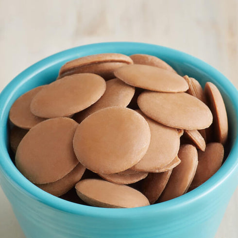 1 Kidu Pantry Melting Chocolate Wafers Bulk In Resealable Bag (Peanut Butter, Pound)
