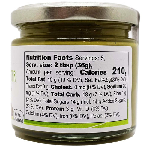 35% 6.7 oz (190g) GUSTO ETNA Sicilian Pistachio Cream Pistachios, Sweet Spreadable Butter, Rich & Nutty Pistachios