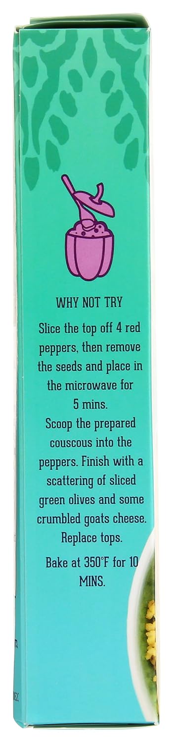 7 (Pack 1) Al' Fez Authentic Moroccan Spiced Couscous, No Artificial Flavors, Vegan, Vegetarian, Ounce