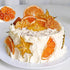 JUNNFEIA (6oz, Dried Blood Orange Slices All Natural Dehydrated Citrus No Additives No Sugar Added Garnish Dried Blood