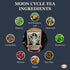 30 Birth Song Botanicals Organic Moon Cycle Menstrual Tea for Women, Herbal Period Cramp & PMS Relief, Hormone Balance