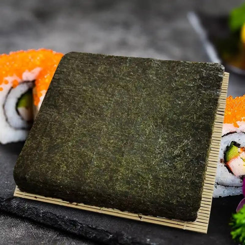 Complete Sushi Making Kit with Rolling Mat - Includes Rice, Seaweed, Wasabi & Soy Sauce
