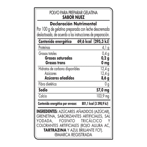 D'Gari Gelatin Dessert Walnut - 5 Pack (WALNUT)