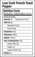 Simply Scrumptous, Inc. Simply Scrumptous Low Carb French Toast Popper (Muffin)