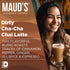 Maud's Espresso Chai Tea Pods Single Serve, 18ct | Dirty Cha-Cha Chai Tea Latte K Cups | 100% California Blended Tea