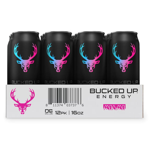 300mg (12 Bucked Up Energy Drink (Miami) CT)