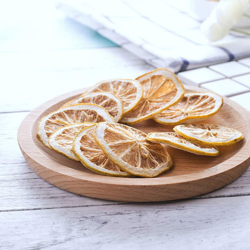 Organic Nature Sun-Dried Lemon Slices Tea, Fragrance Citrus Fruit, Chinese Flora Herbal Tea Supplement - 45G