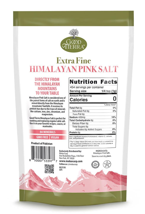 Extra Fine Himalayan Pink Salt - Gourmet Pantry Essential