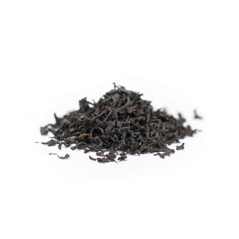 JusTea KENYAN EARL GREY Loose Leaf Black Tea, 3.2oz Tin with Hand Carved Tea Spoon, High Caffeine