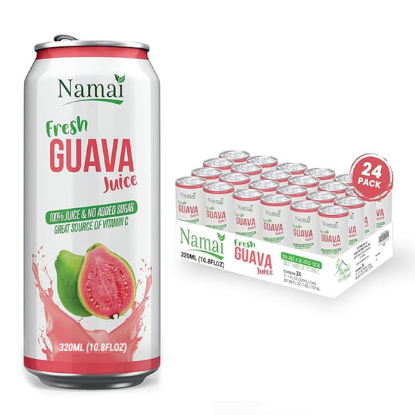 Namai 100% All Natural Pure Guava Juice, No Added Sugar, No Preservatives,
