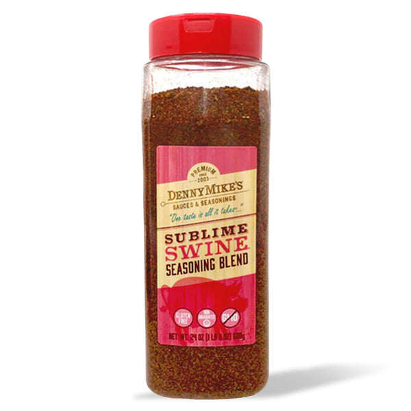 DennyMike’s Sublime Swine Seasoning Blend, All Natural Spices, Low Sodium, Keto-Friendly, 24 oz