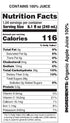 (Pack 12), 8.4 Oz Pomona Organic Apple Juice of Cold Pressed USDA Organic Juices, Apples And Lemon Juice, No Added