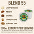 34 Count Harmonic Grounds Organic Decaf Mushroom Coffee Pods - Swiss Water Process, Medium Roast with Lion's Mane