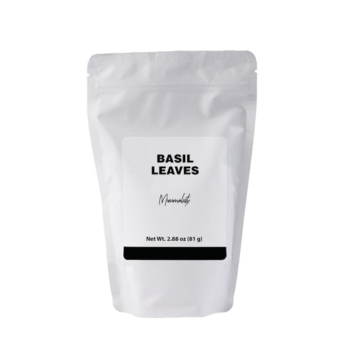 Minimalist Basil Leaves, Perfect for Cooking and Seasoning, Packaged for Convenience in